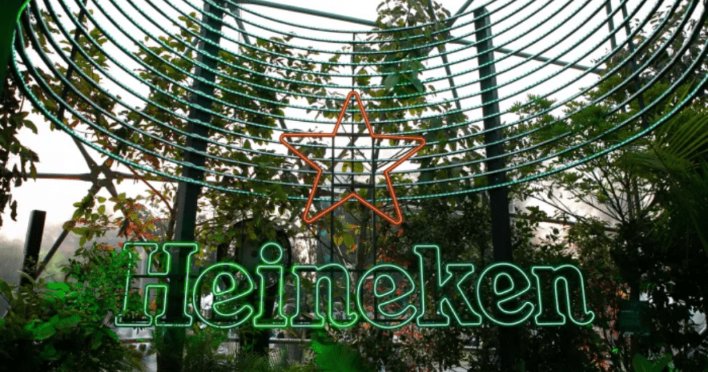 Ativação de marca da Heineken, Rock in Rio 2022. Foto: Divulgação