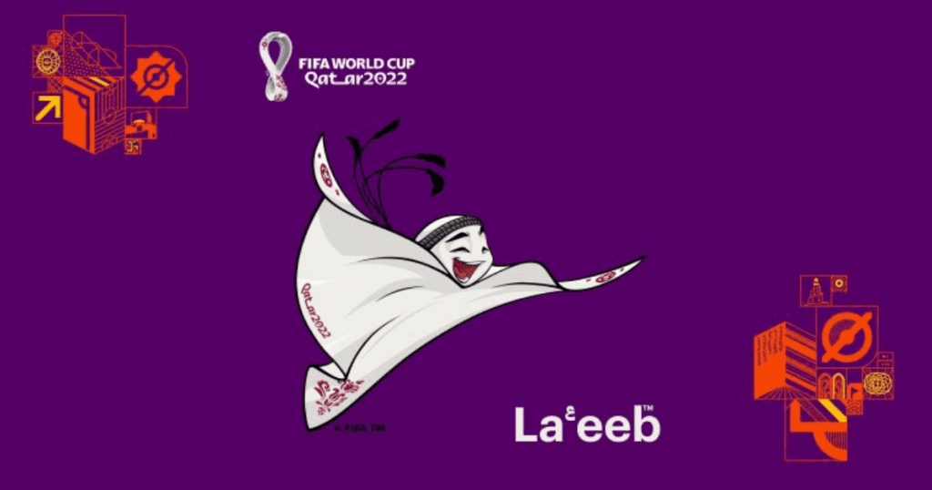 Mascote da Copa do Mundo 2022 - La'eeb